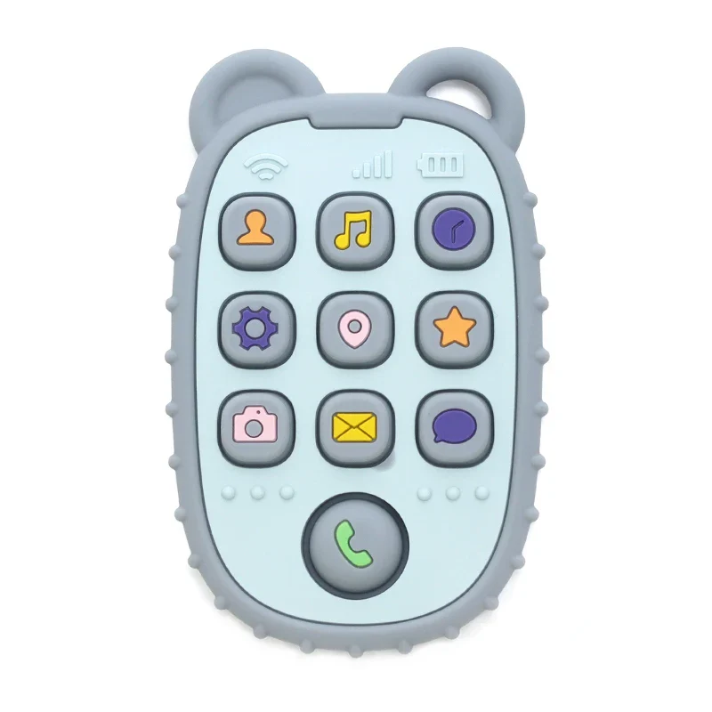 Baby Phone Shape Teether – Fun Silicone Chew & Soothe Toy - Image 11