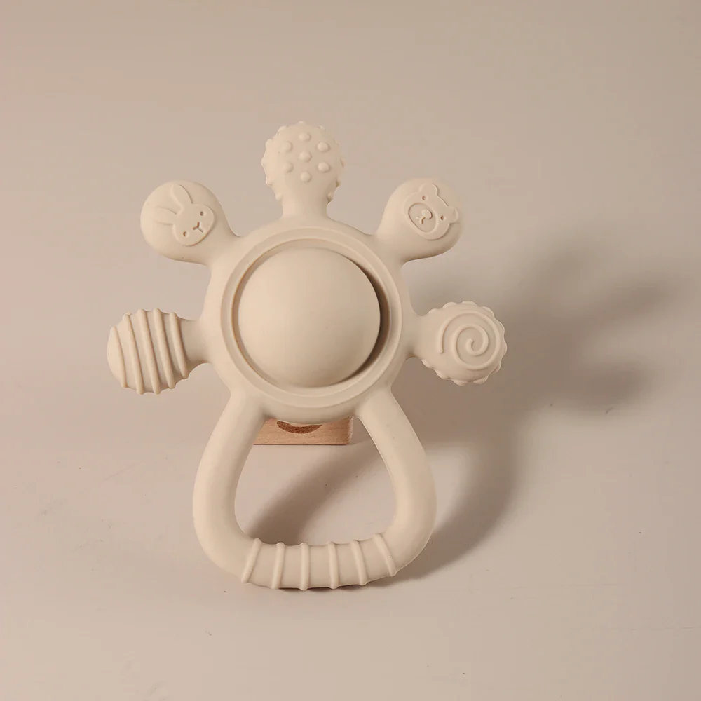Baby Bunny Palm Rattle Teether – Safe Soothing Chew Toy - Image 10