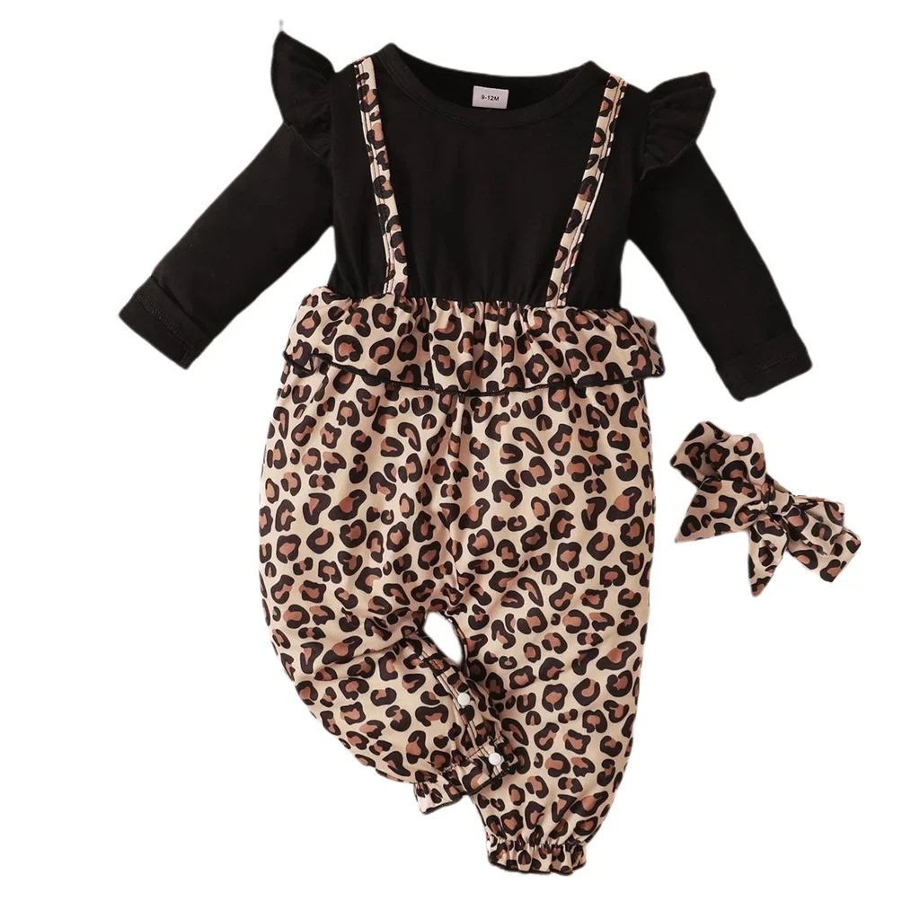 Leopard Bodysuit Set – Adorable Girl Outfit - Image 7
