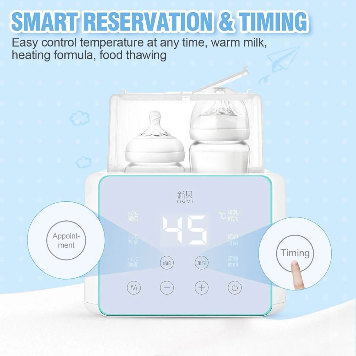 6 in 1 Function Baby Bottle Warmer & Sterilizer - Image 4