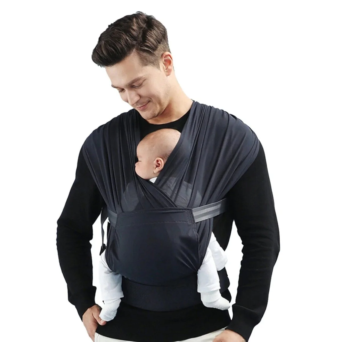 Adjustable Wrap Baby Carrier - Image 5