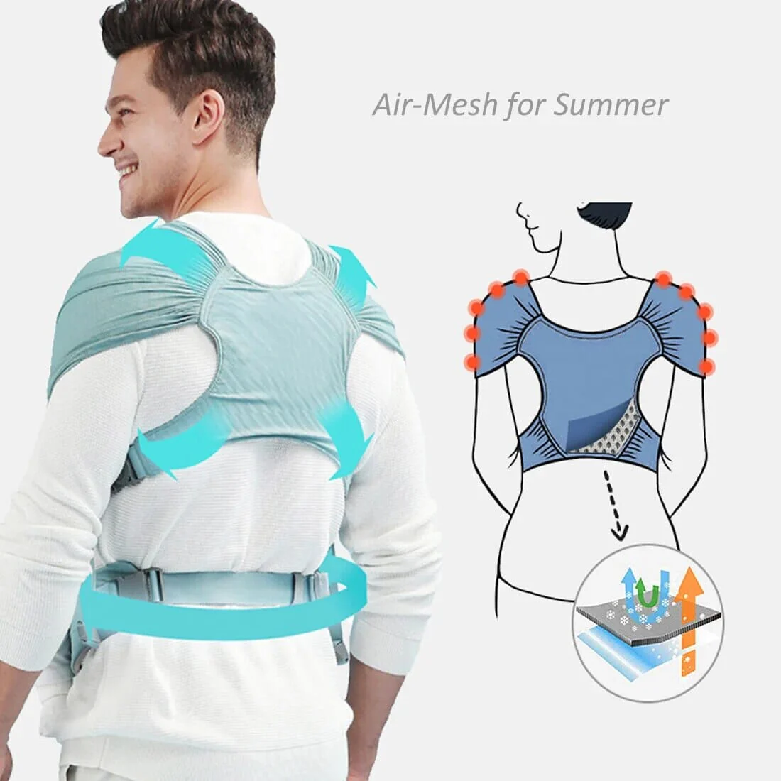 Adjustable Wrap Baby Carrier - Image 6