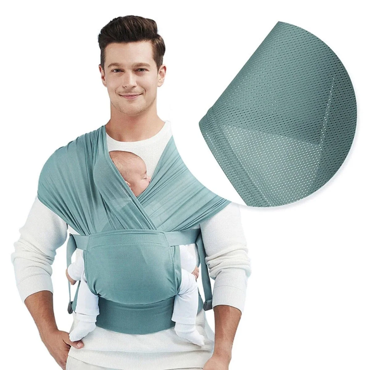 Adjustable Wrap Baby Carrier - Image 8