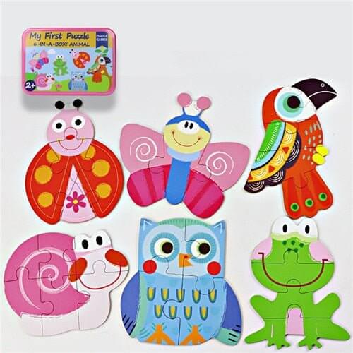 Baby 3D Animals Puzzle Iron Box - Image 10