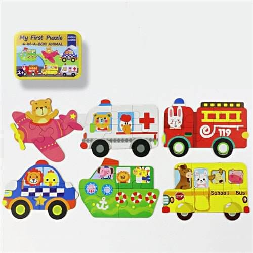 Baby 3D Animals Puzzle Iron Box - Image 12