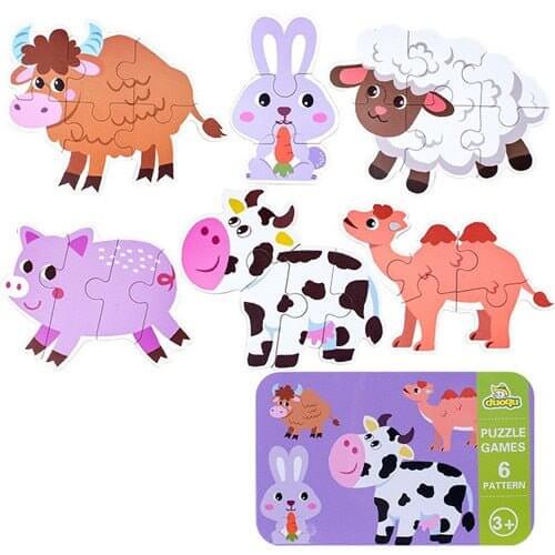 Baby 3D Animals Puzzle Iron Box - Image 14