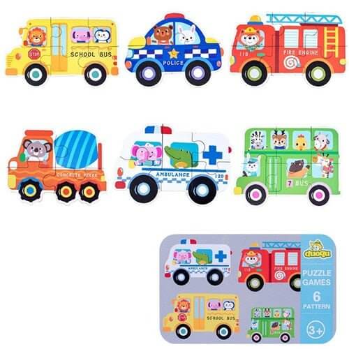 Baby 3D Animals Puzzle Iron Box - Image 2