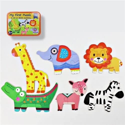 Baby 3D Animals Puzzle Iron Box - Image 3