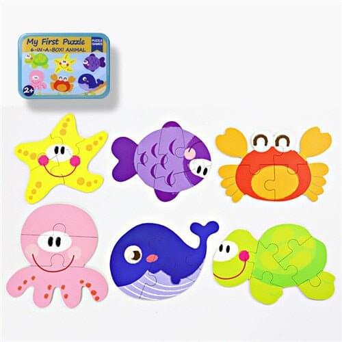 Baby 3D Animals Puzzle Iron Box - Image 9