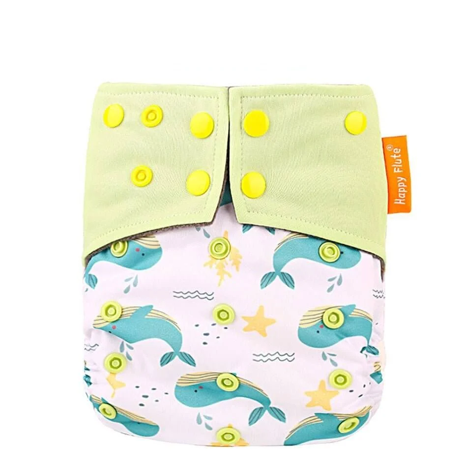 Baby Bamboo Charcoal Pocket Cloth Diaper - Image 6