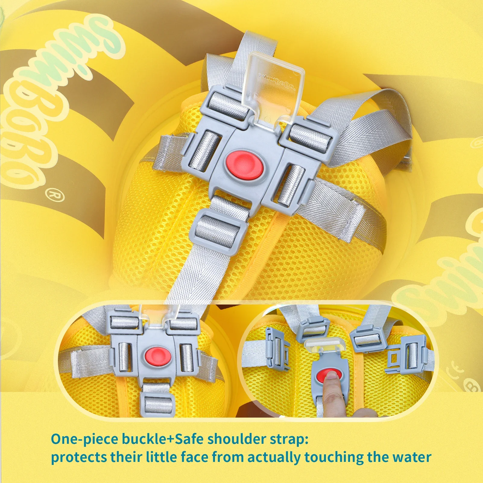 Baby Bee Float Ring – Inflatable Mesh Safety Seat - Image 9