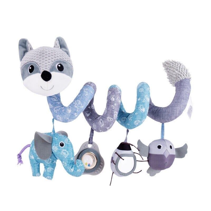 Baby Black White Stroller Spiral Plush Toys - Image 21
