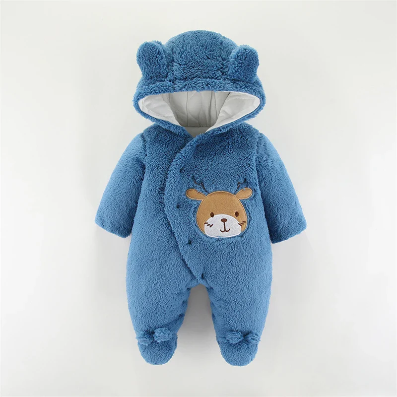 Baby Christmas Elk Romper – Cosy Holiday Jumpsuit - Image 4