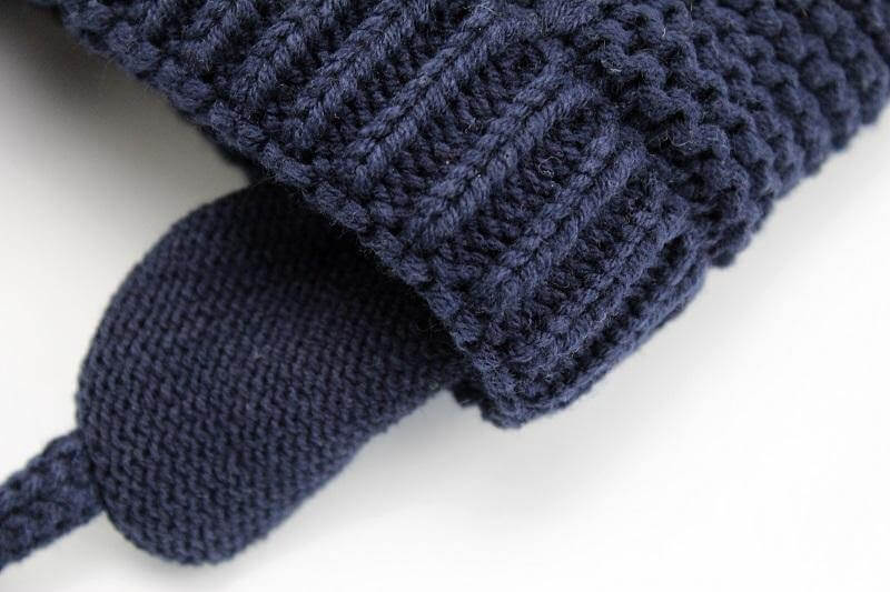 Baby Cotton Knitted Earflap Beanie Bonnet Cap - Image 4