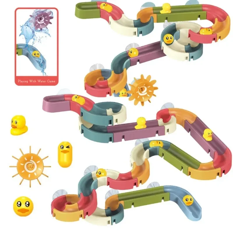 Baby Bath Track Slide Toy – Build & Play Water Activity Set - Image 2