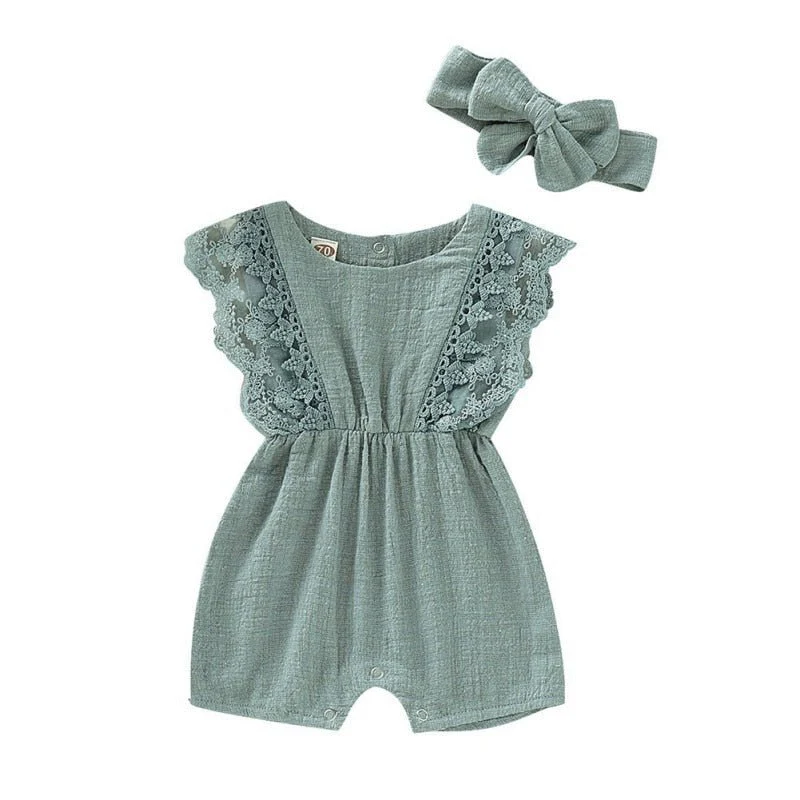 Baby Girl Lace Romper