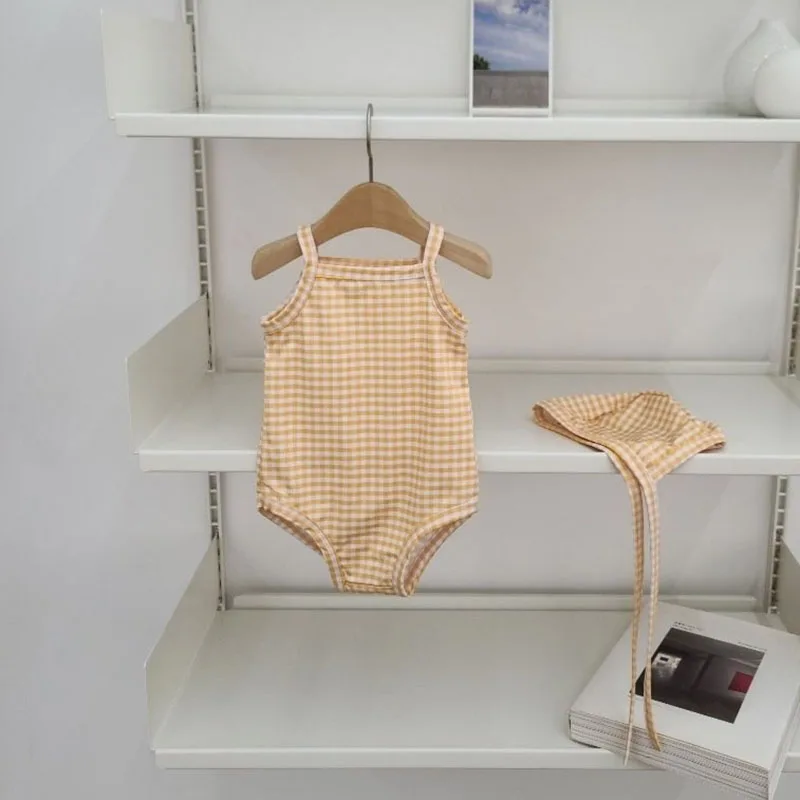Baby Girl Swimwear Set – One-Piece with Sun Hat - Image 14