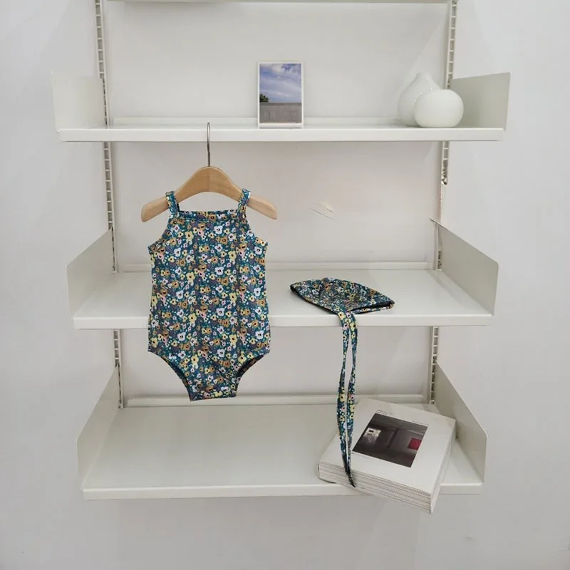 Baby Girl Swimwear Set – One-Piece with Sun Hat - Image 20