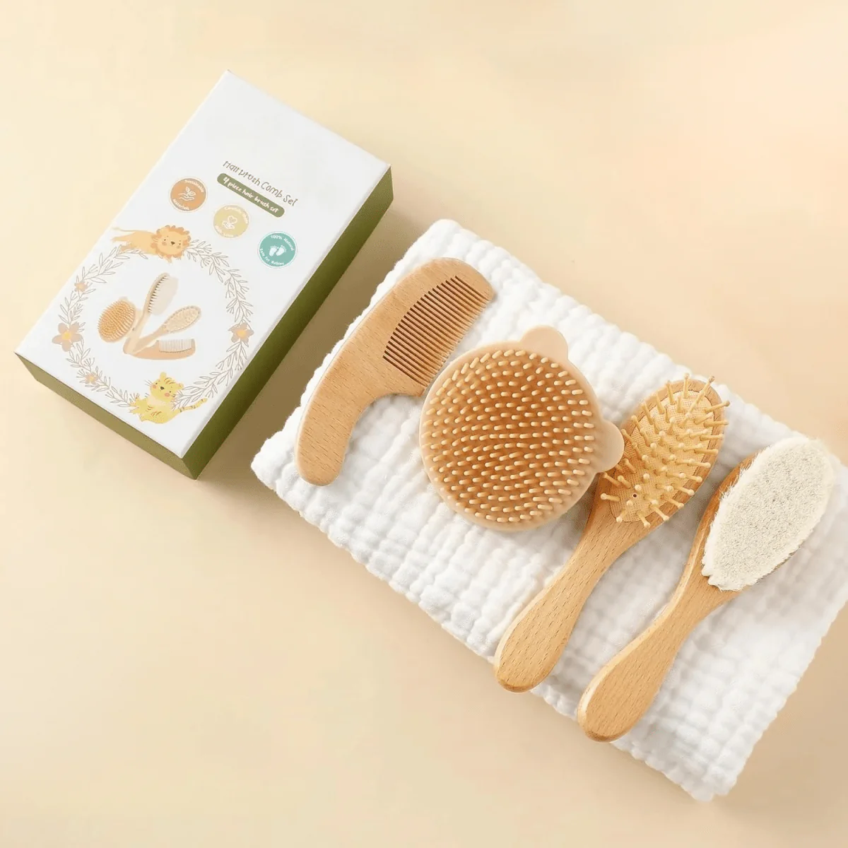 Baby Hair Brush & Comb Set