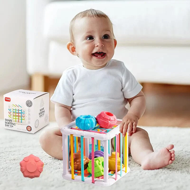 Baby Montessori Colourful Shape Blocks - Image 4