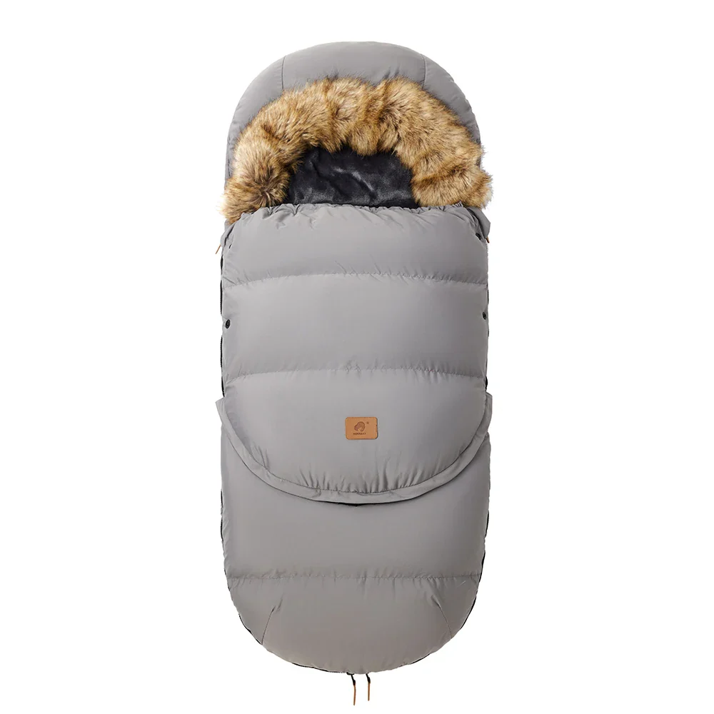 Baby Winter Pram Sleeping Bag – Removable Warm Footmuff - Image 7