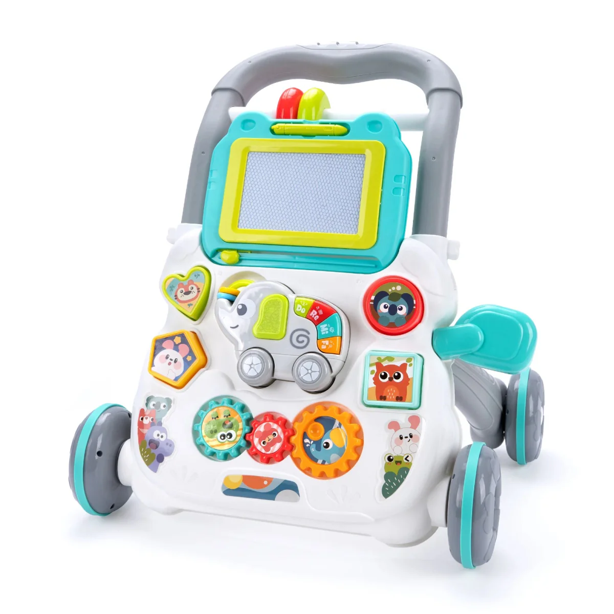 Baby Push Walker – Musical Toddler Learning Walker with Drawing Board - Image 3