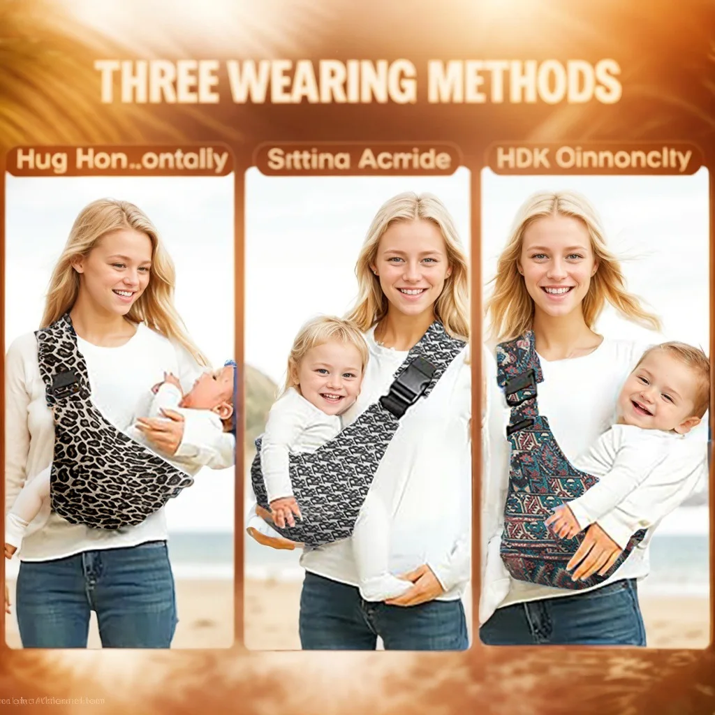 Baby Ring Sling Carrier – Adjustable Hands-Free Strap - Image 2