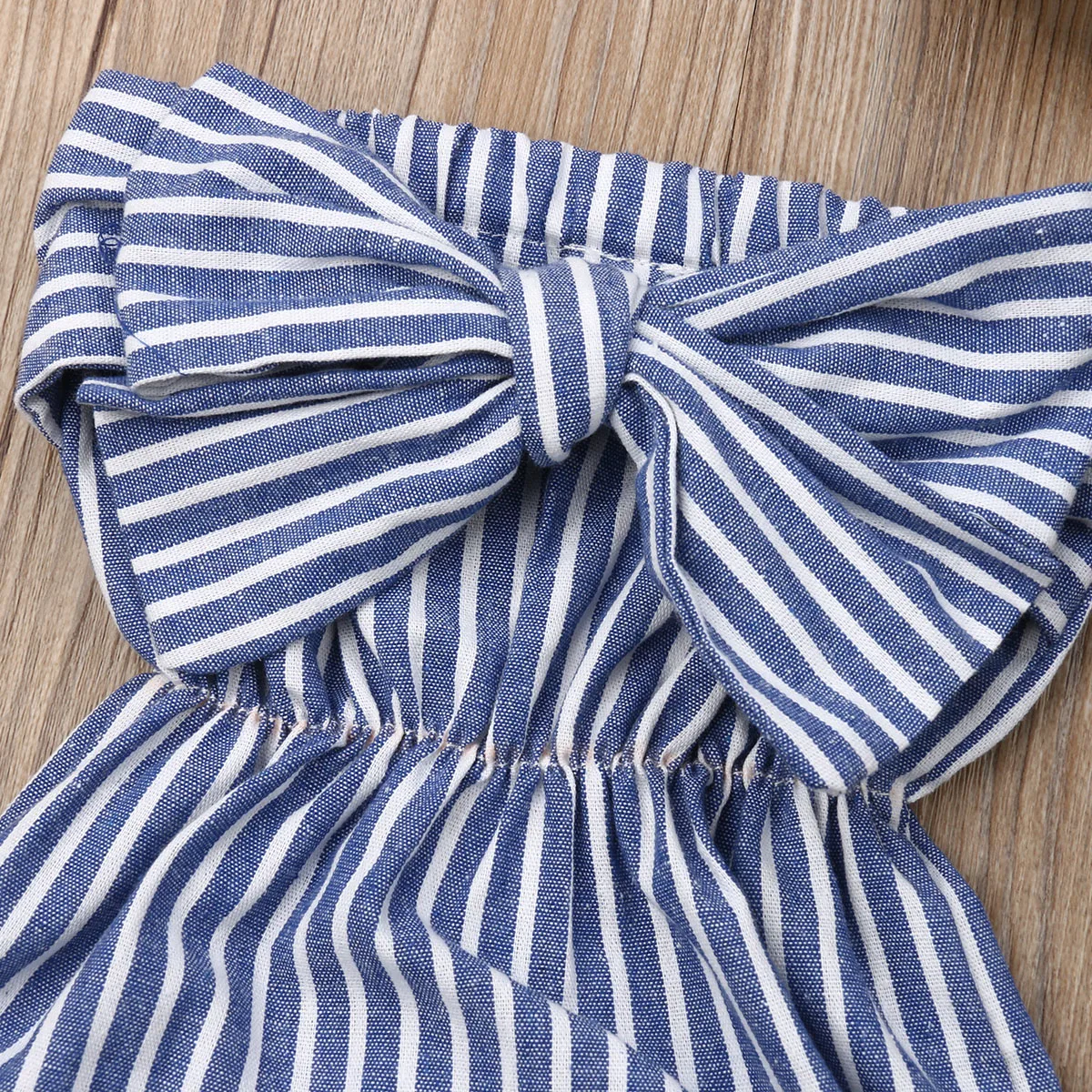 Baby Girl Summer Romper – Adorable Stripe Design - Image 4