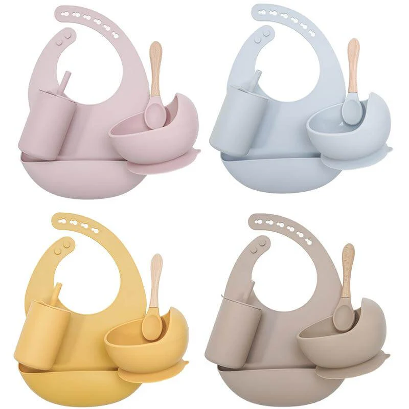 Baby Silicone Feeding Set - Image 5