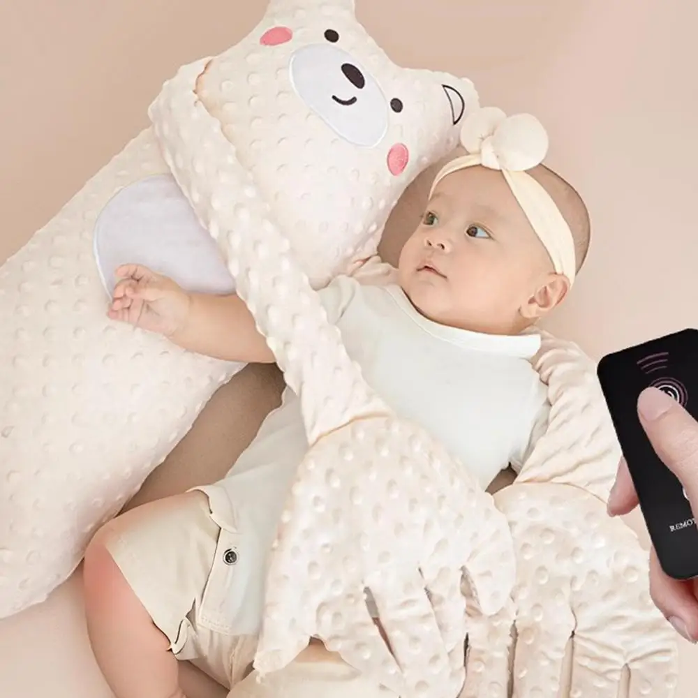 Soothing Bear Baby Sleep Pillow with Remote - Image 17