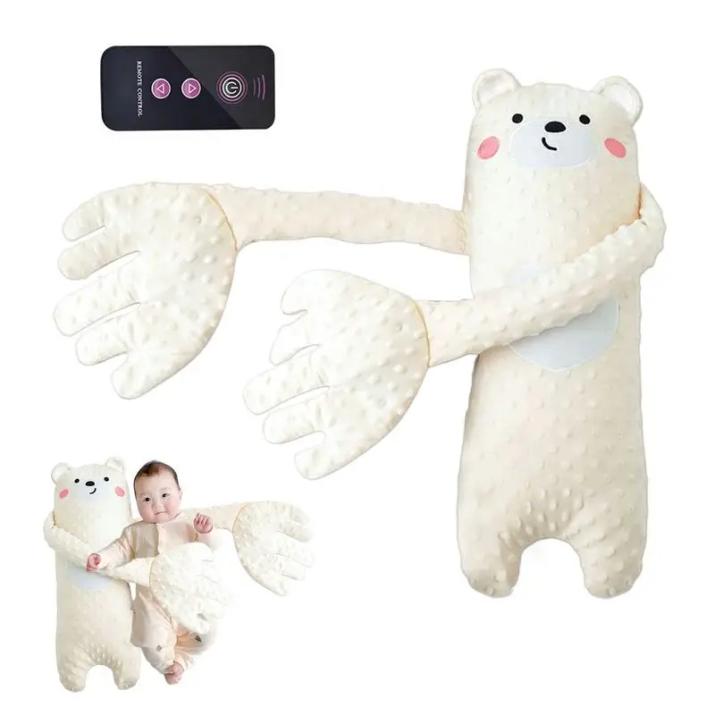 Soothing Bear Baby Sleep Pillow with Remote - Image 2