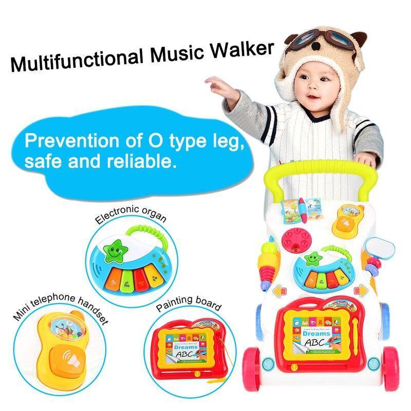 Baby Walker Musical Learning Trolley - Image 4