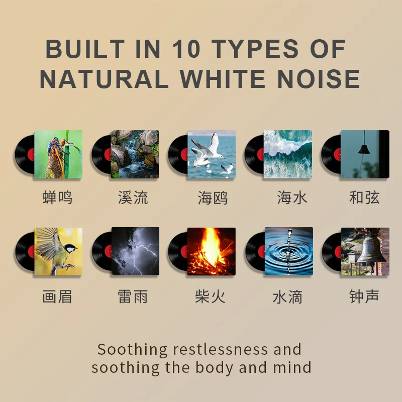 Baby White Noise Machine – Soothing LED Night Light - Image 5