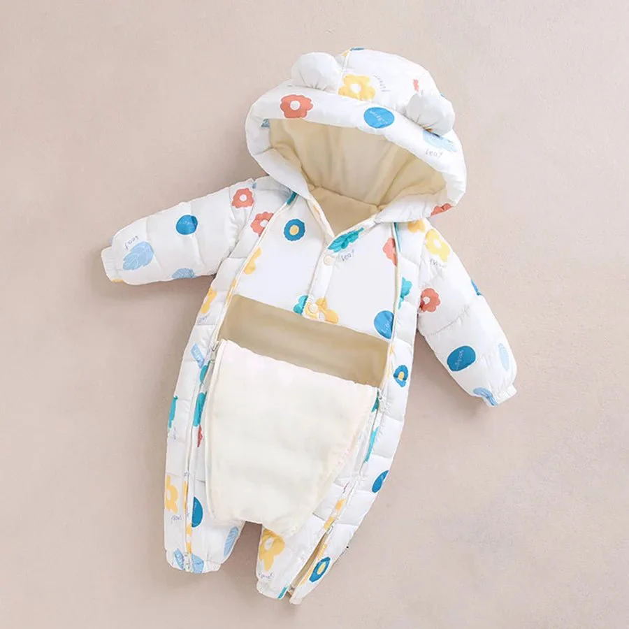 Baby Winter Romper – Hooded Thick Jumpsuit for Newborns & Toddlers - Image 13