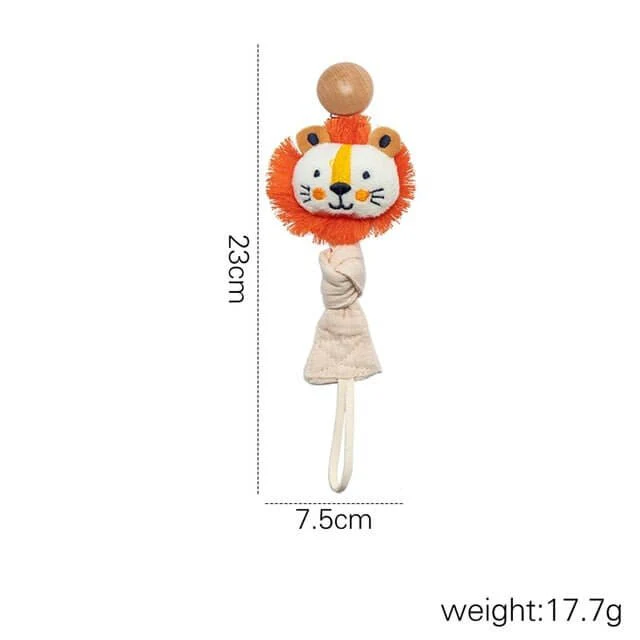 Baby Wood & Crochet Teething Chain - Image 3