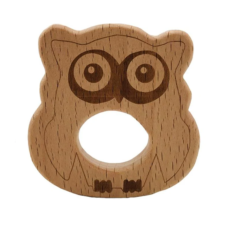 Baby Wooden Teether Cute Animals - Image 2