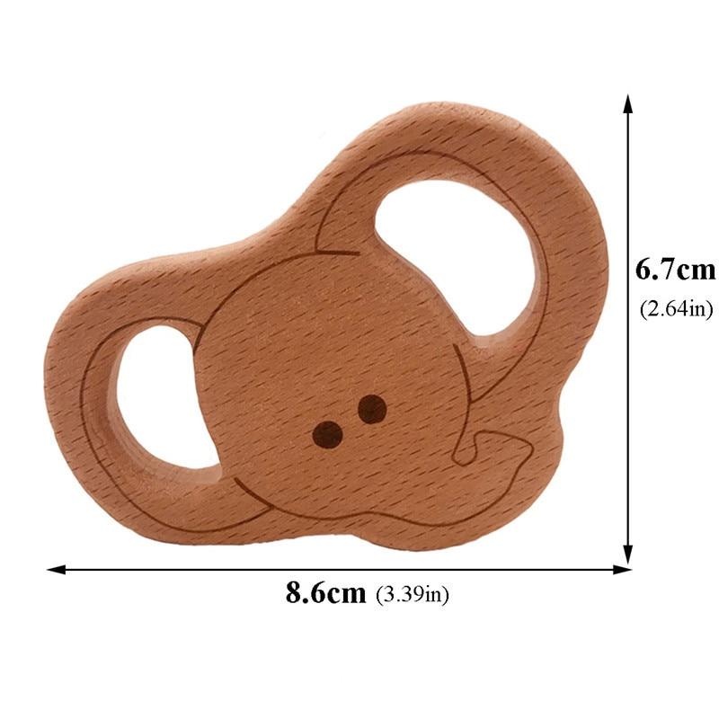 Baby Wooden Teether Cute Animals - Image 8