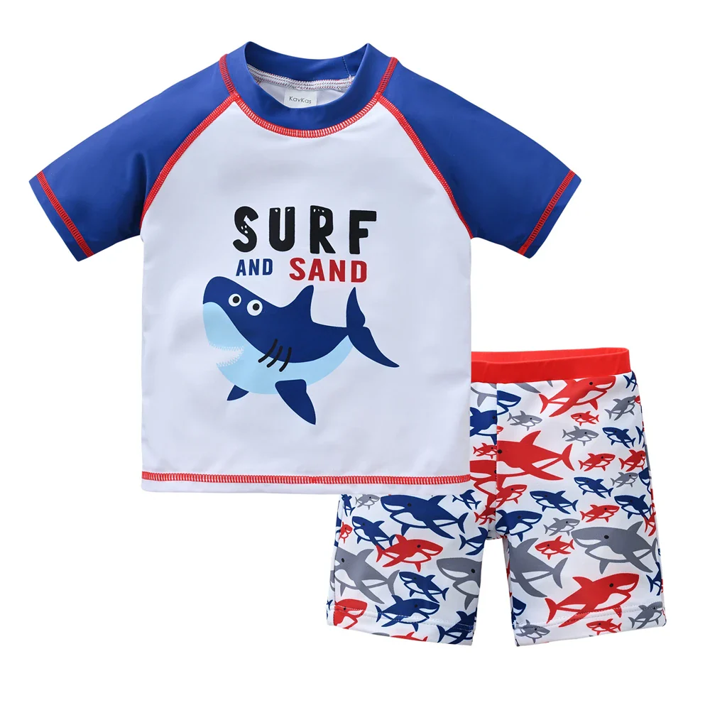Boys 2-Piece Swimsuit Set – Cool Print 1–7 Years - Image 3