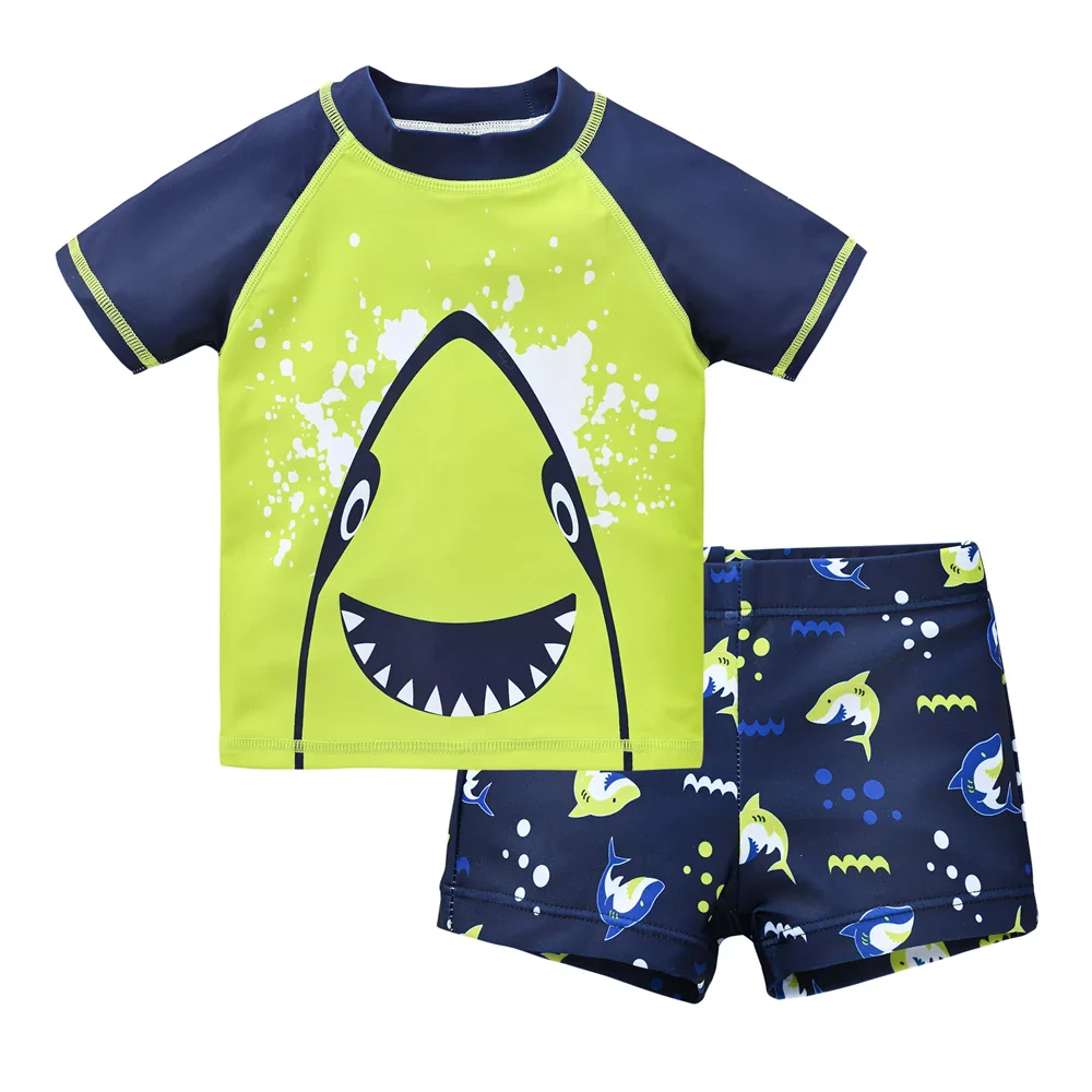 Boys 2-Piece Swimsuit Set – Cool Print 1–7 Years - Image 34