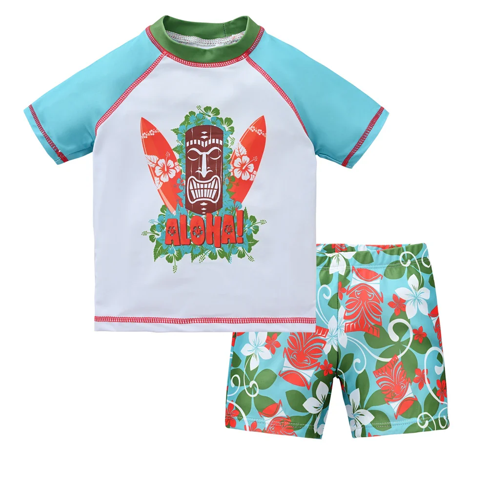 Boys 2-Piece Swimsuit Set – Cool Print 1–7 Years - Image 5