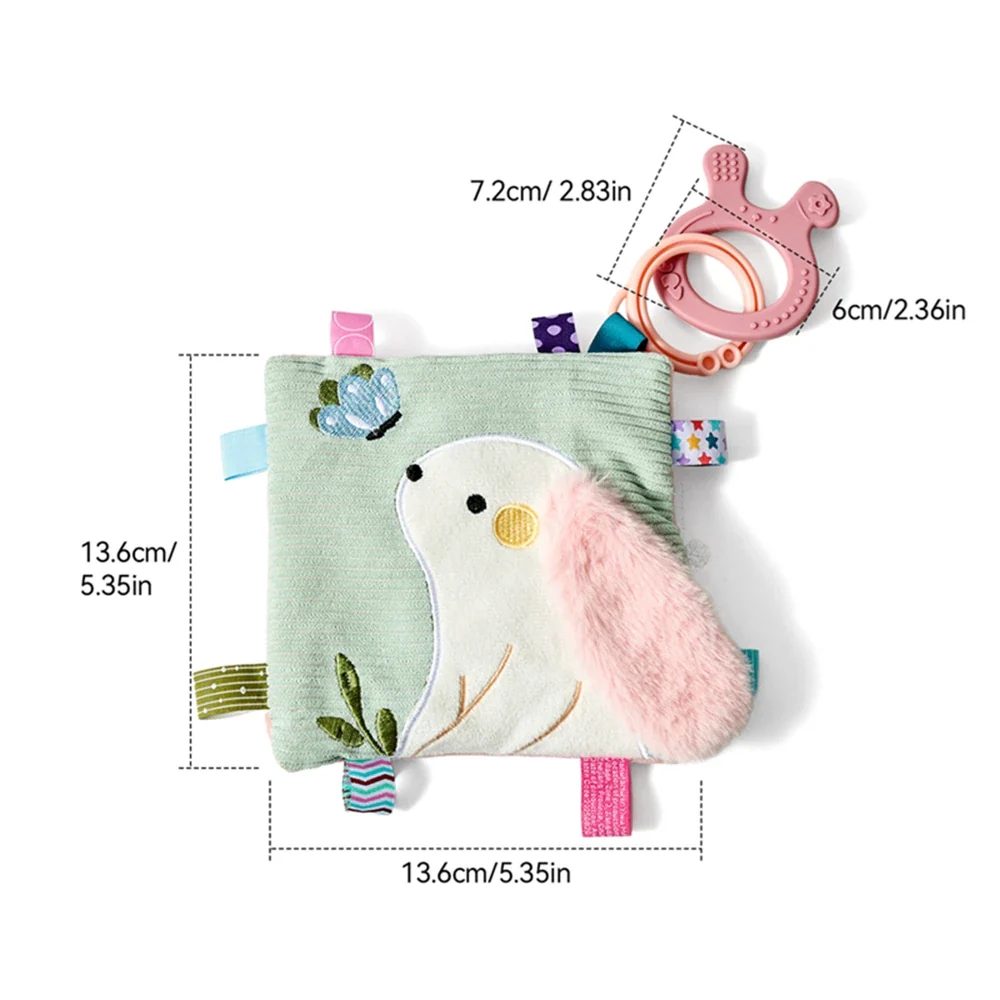 Baby Silicone Teether Rattle – BPA-Free Sensory Soothing Toy - Image 10