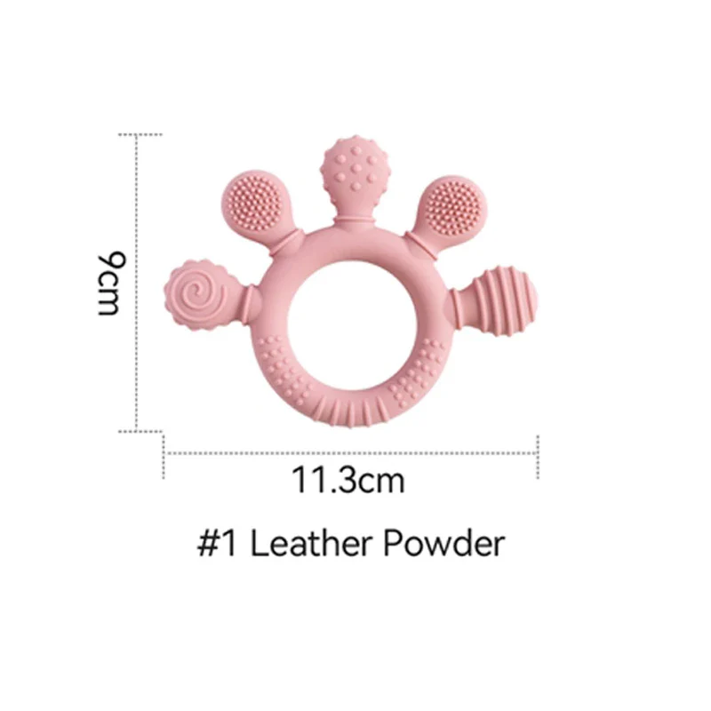 Baby Silicone Teether Rattle – BPA-Free Sensory Soothing Toy - Image 14