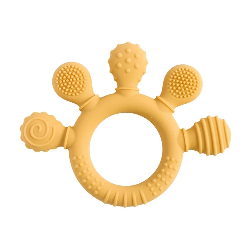 Baby Silicone Teether Rattle – BPA-Free Sensory Soothing Toy - Image 19