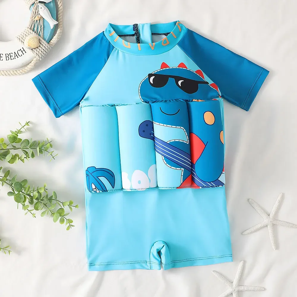Children's Buoyancy Swimsuit - Cartoon Print - Image 10