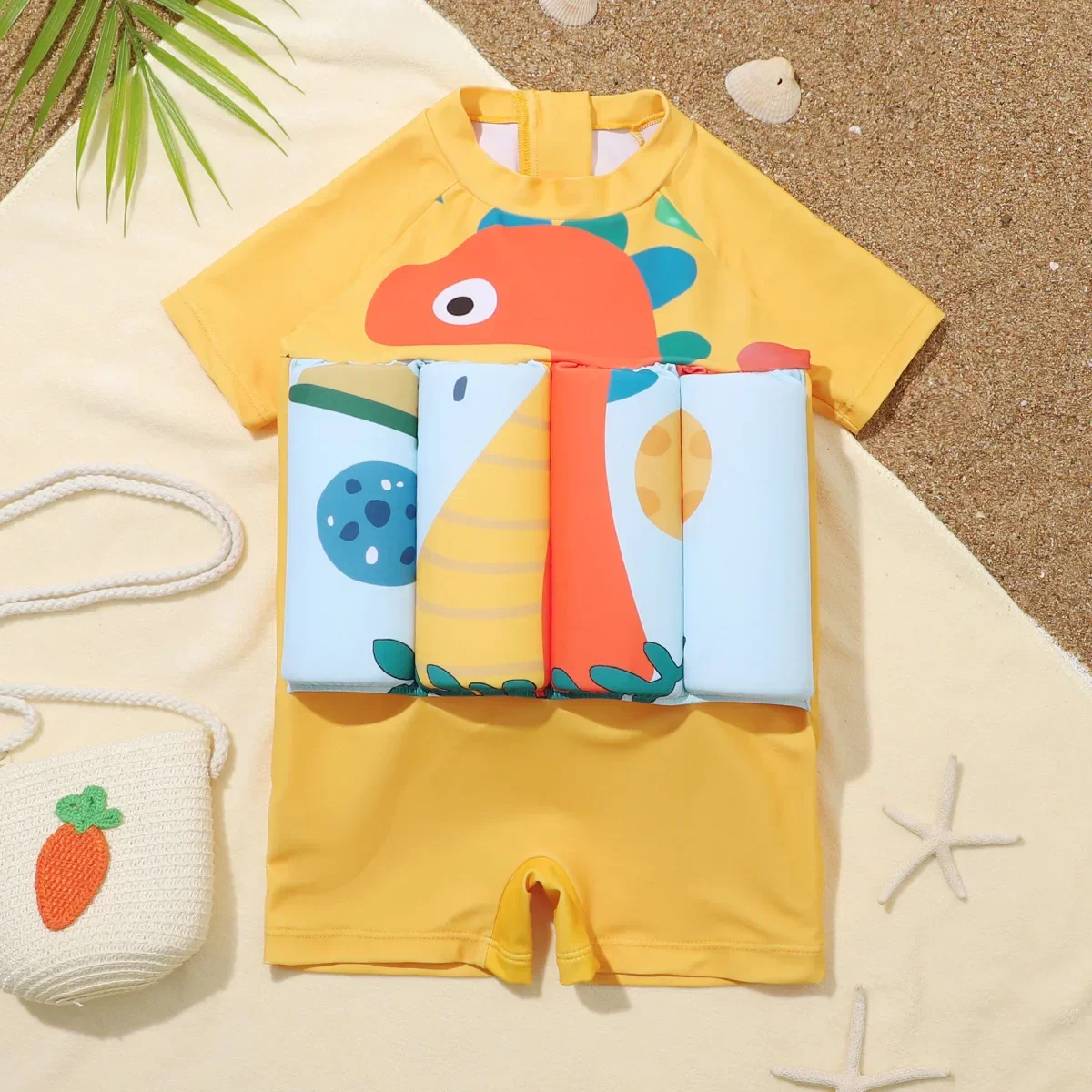 Children's Buoyancy Swimsuit - Cartoon Print - Image 9