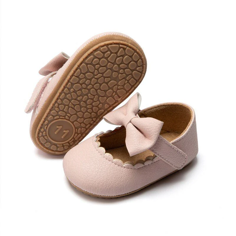 Classic Newborn Baby Girl Shoes - Image 2