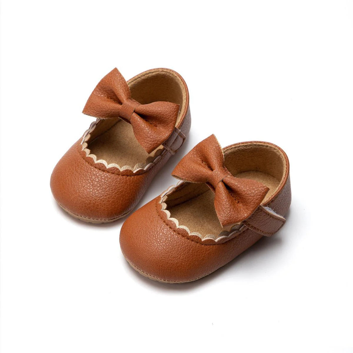 Classic Newborn Baby Girl Shoes - Image 4