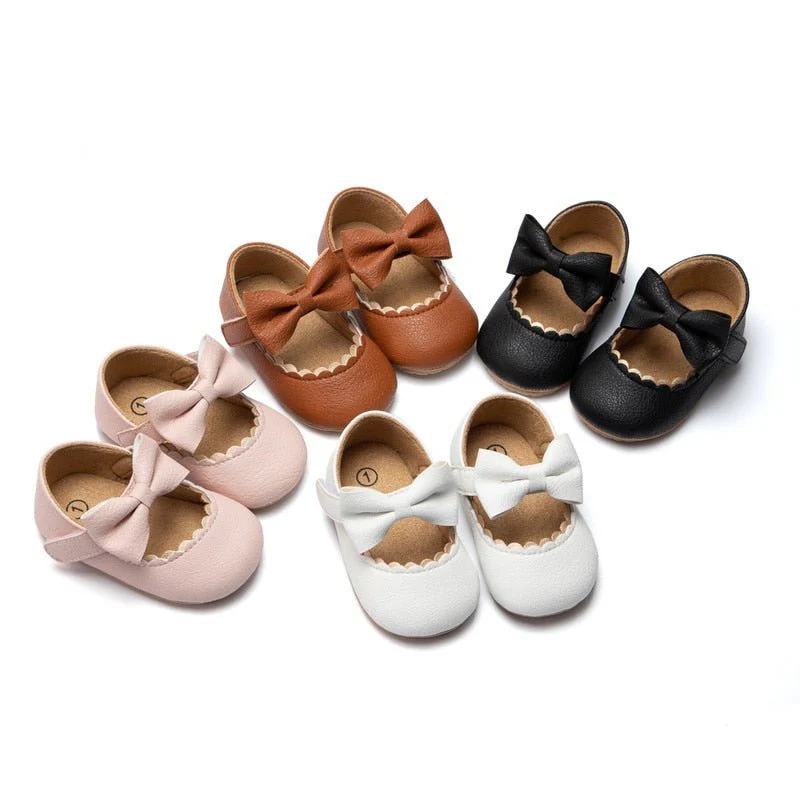 Classic Newborn Baby Girl Shoes - Image 7