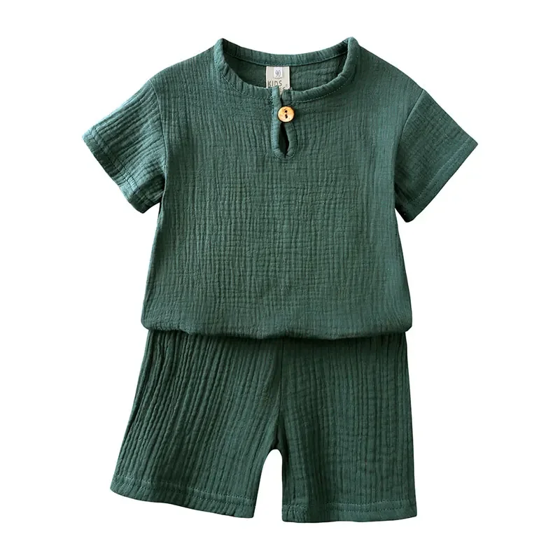 Kids Cotton Linen Set – Breathable Summer Outfit - Image 10