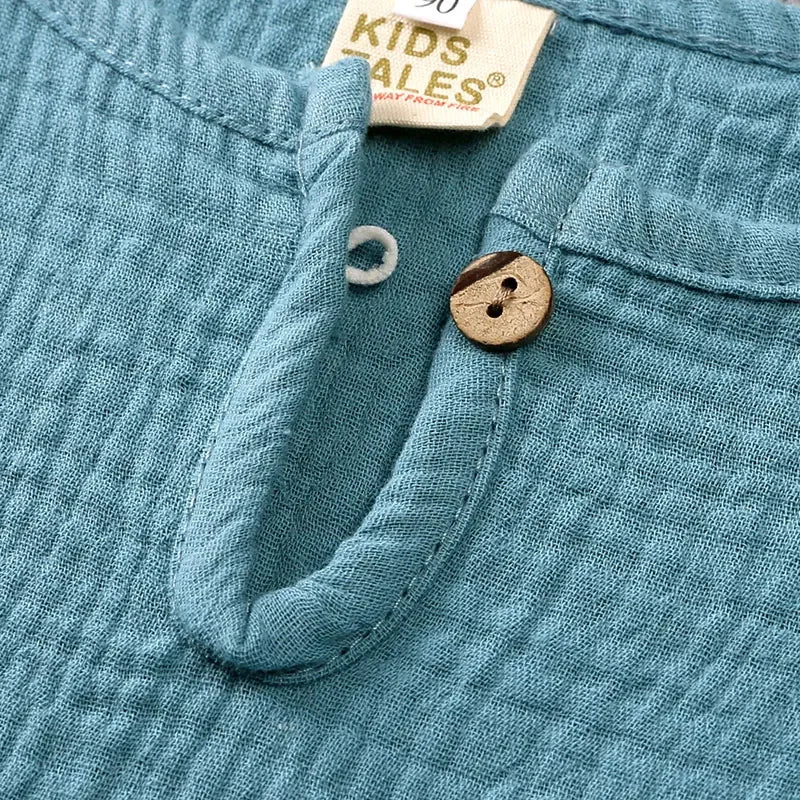 Kids Cotton Linen Set – Breathable Summer Outfit - Image 4